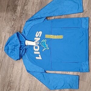 NFL Detriot Lions Hooded Sweatshirt Size Medium
